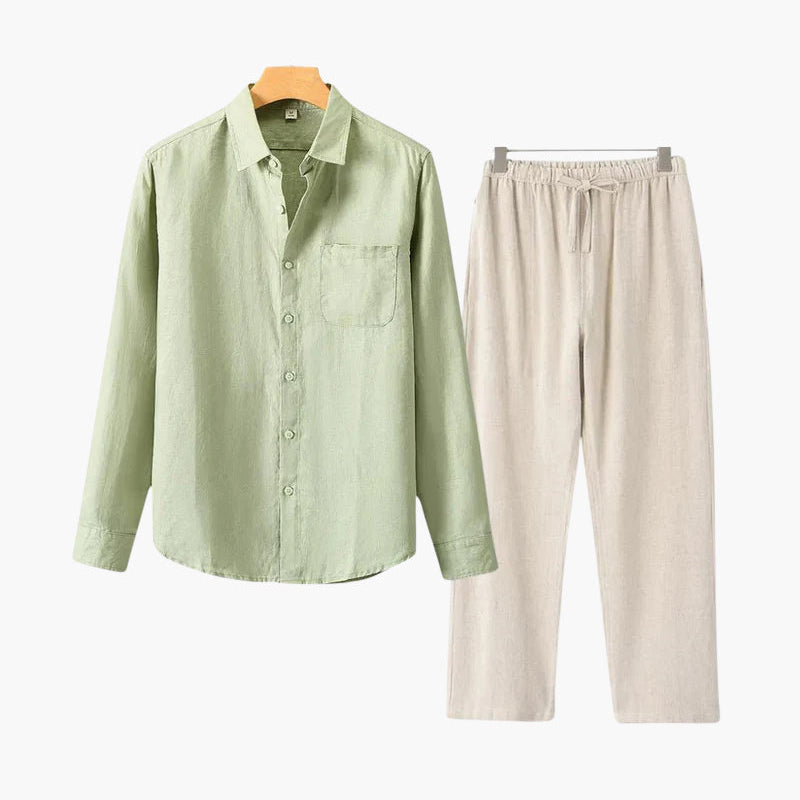 Torino Linen Set (Long Sleeves)