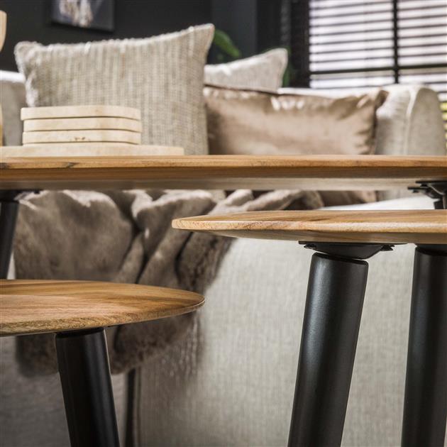 Modera - Salontafel set-3 organisch - Massief acacia naturel