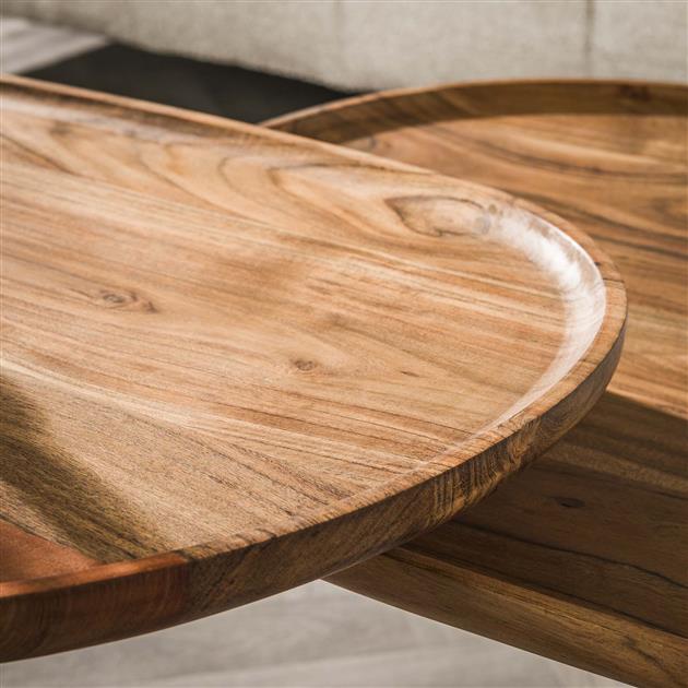 Modera - Salontafel set-2 spider - Massief acacia naturel