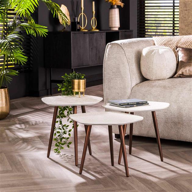 Modera - Salontafel set-3 point stone