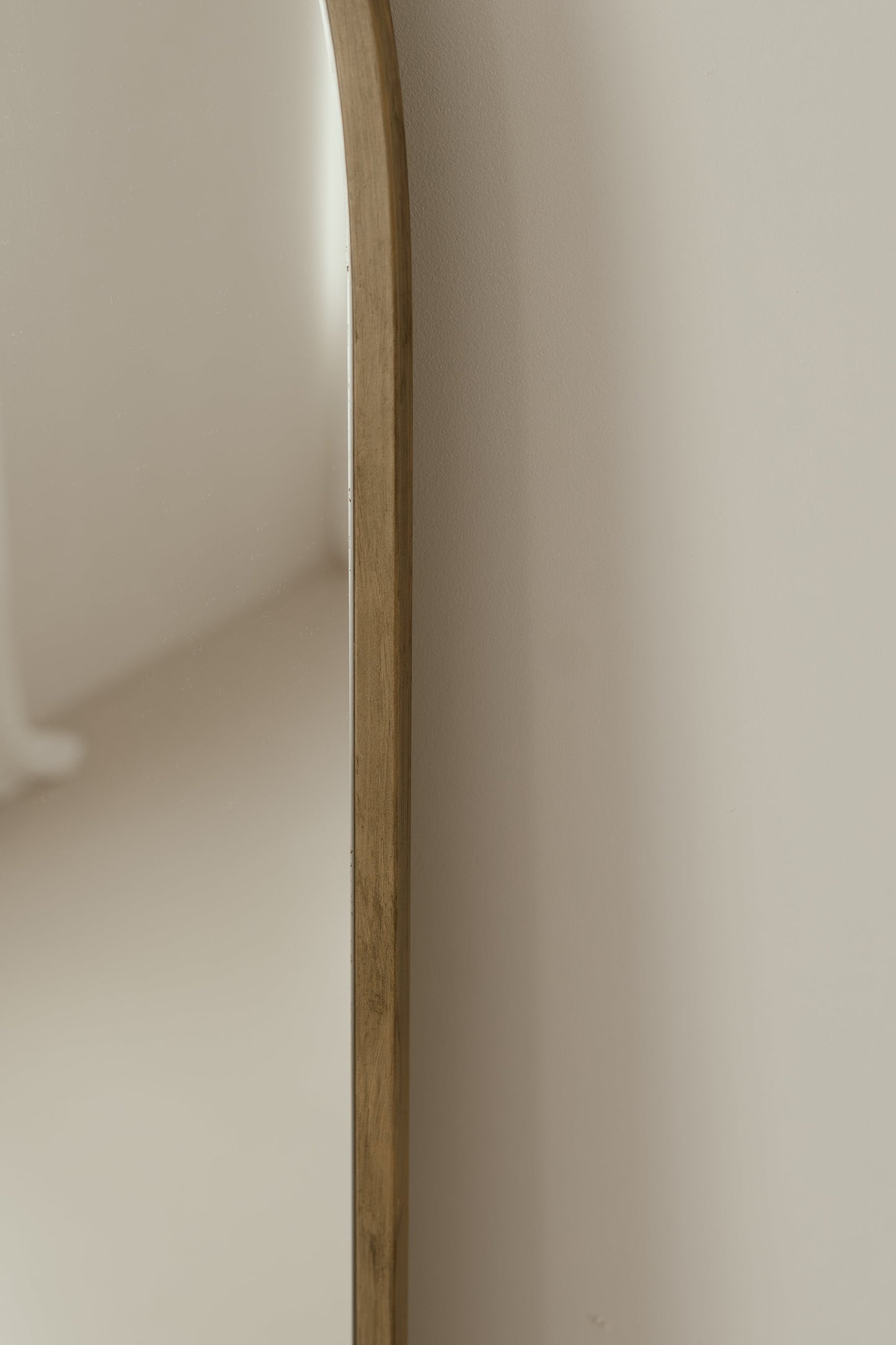 Grote Staande Spiegel Ovaal 180x70 Brons