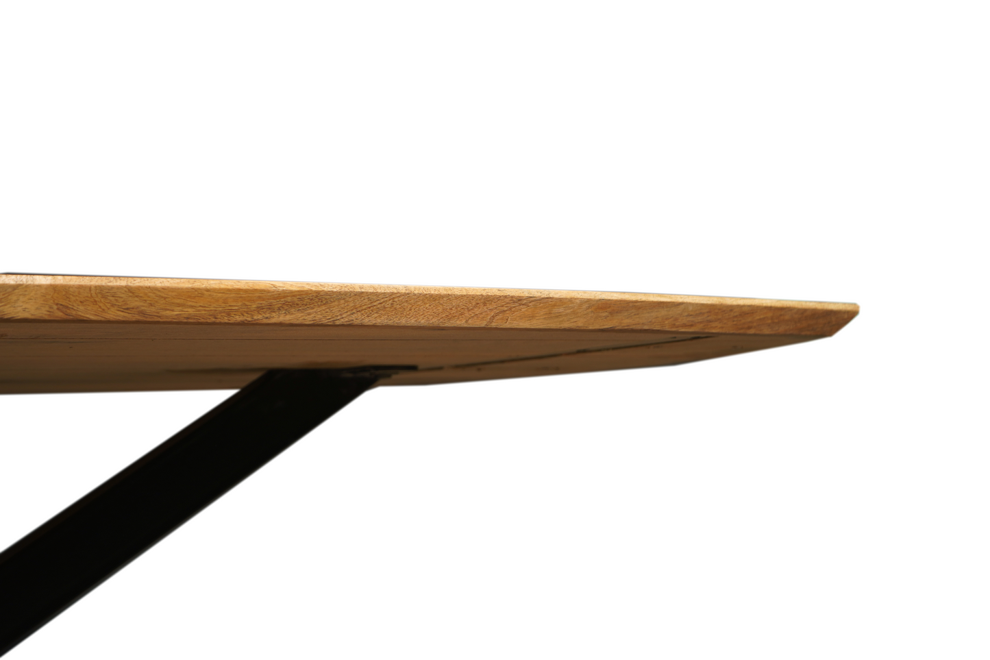 Mangohouten Eettafel Deens Ovaal Tess 180x100 cm (2,5 cm)