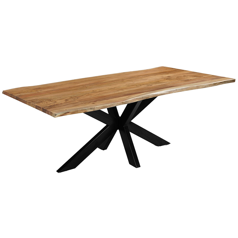 Acaciahouten Eettafel Rechthoek Edge 200x100 cm