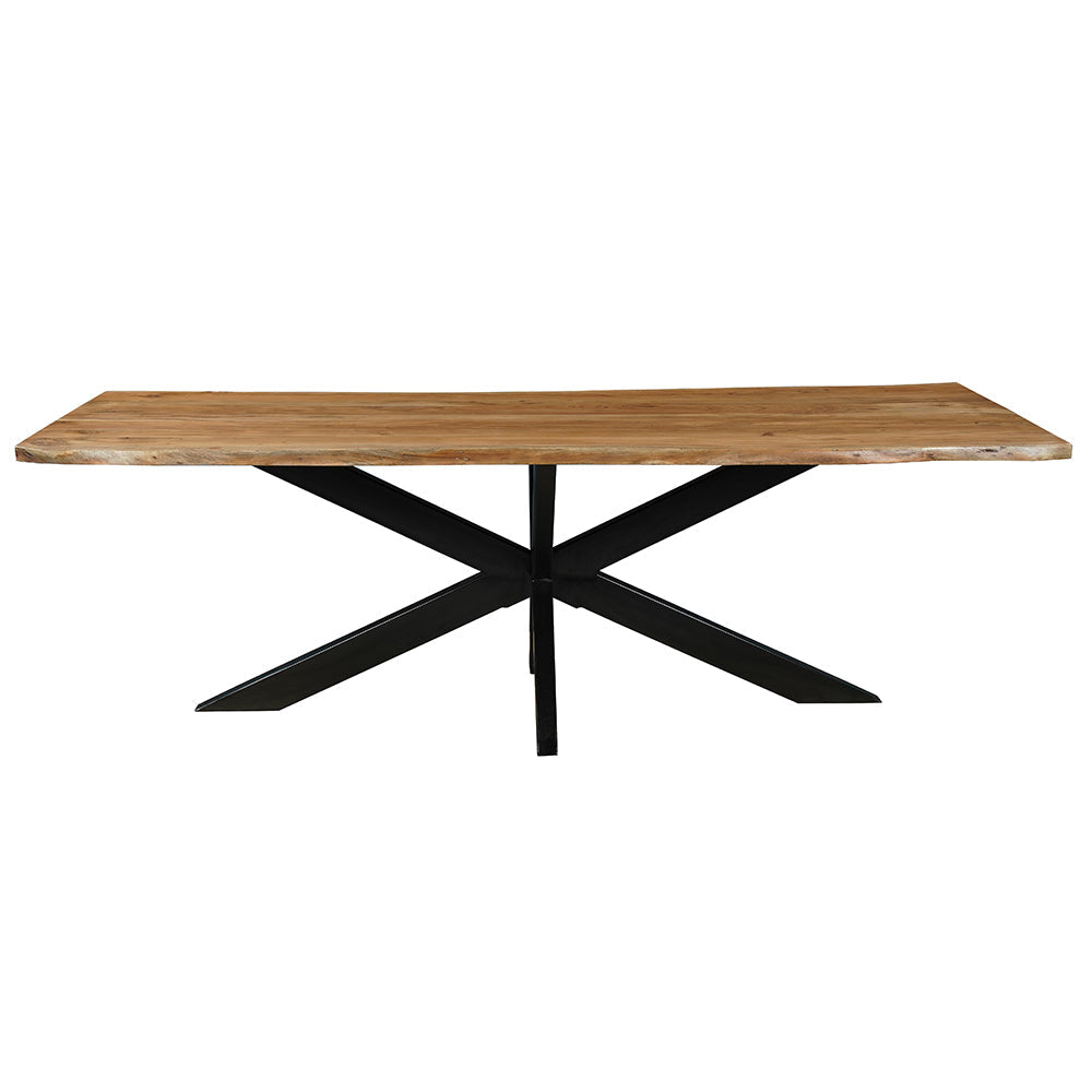 Acaciahouten Eettafel Rechthoek Edge 240x100 cm