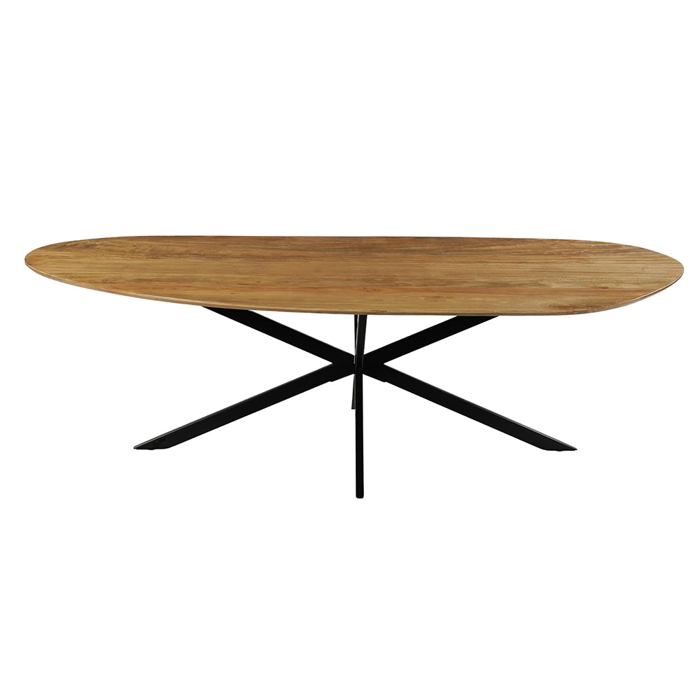 Mangohouten Eettafel Organisch Aislinn 180x90 cm