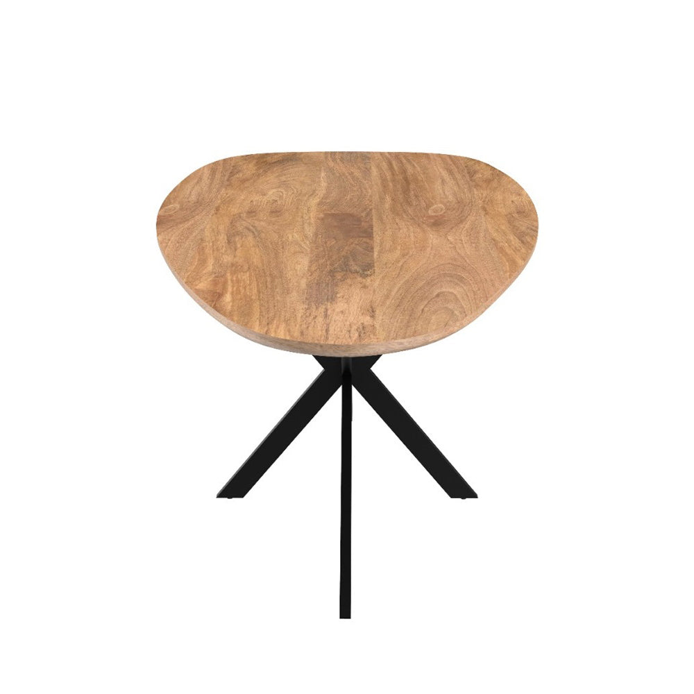 Mangohouten Eettafel Organisch Branwen 240x110 cm