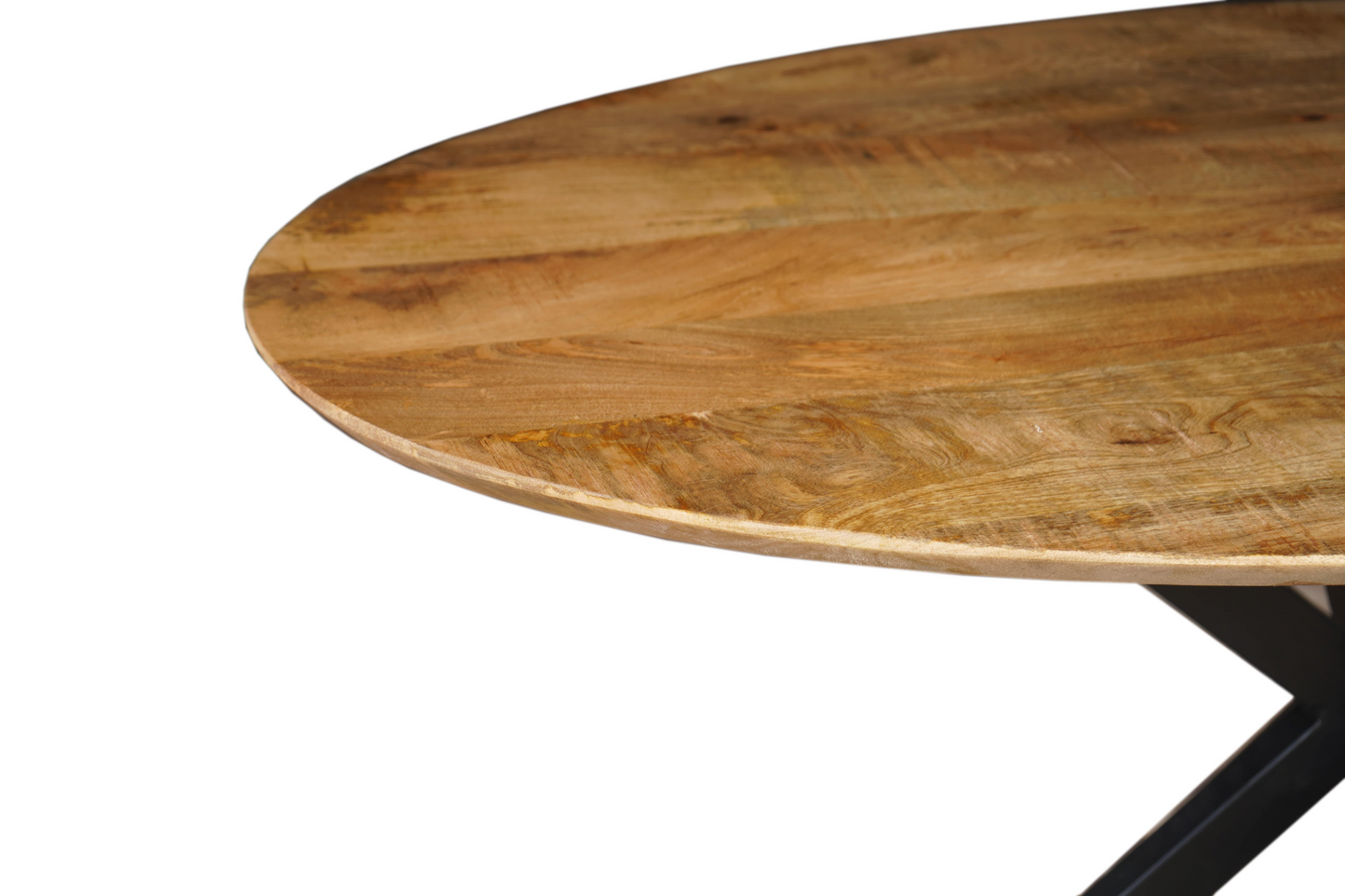 Mangohouten Eettafel Ovaal Julia 260x120 cm (2,5 cm)