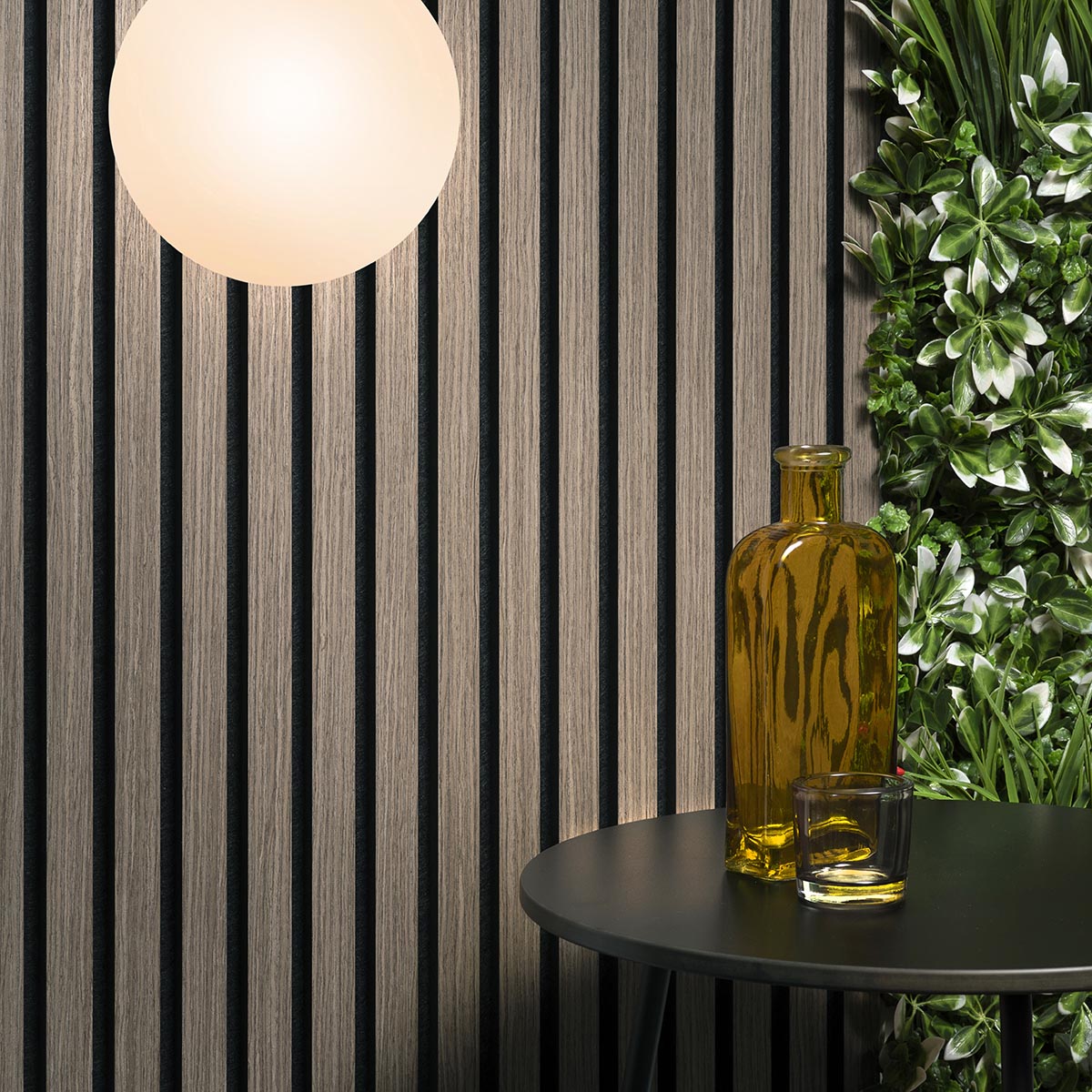 Akoestische wandpanelen – Lichte walnoot – 270 x 60cm