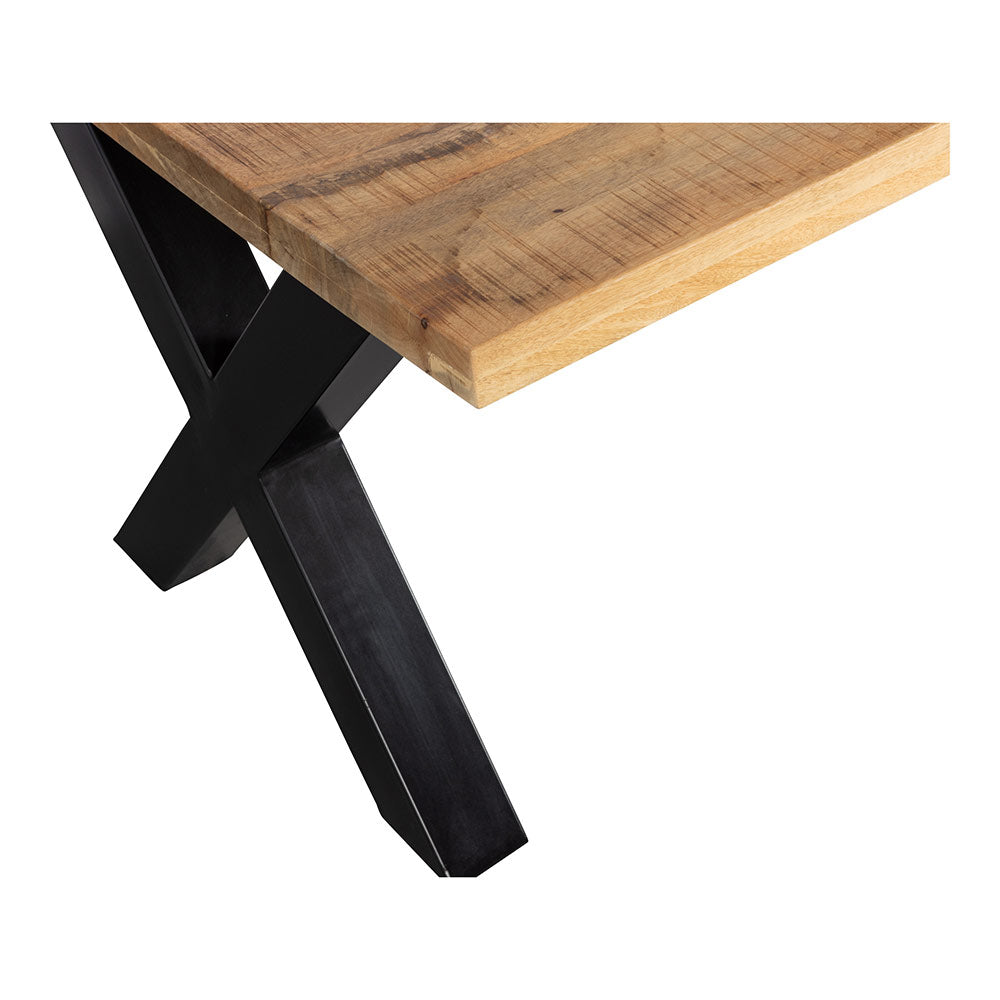 Mangohouten Eettafel Rechthoek Cedric 300x120 cm (6cm)