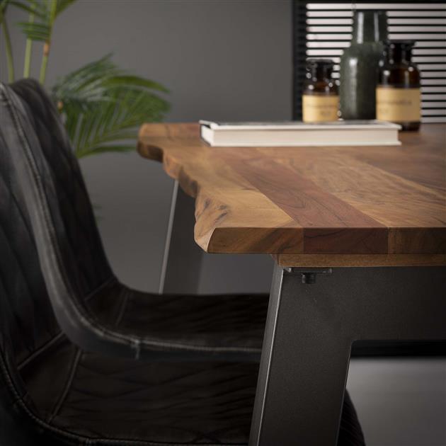 Modera - Eetkamertafel 180 edge 25mm - Massief acacia naturel