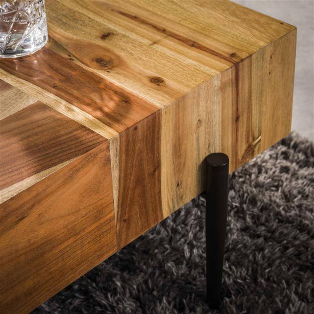 Modera - Salontafel 150cm blocks - Massief acacia naturel