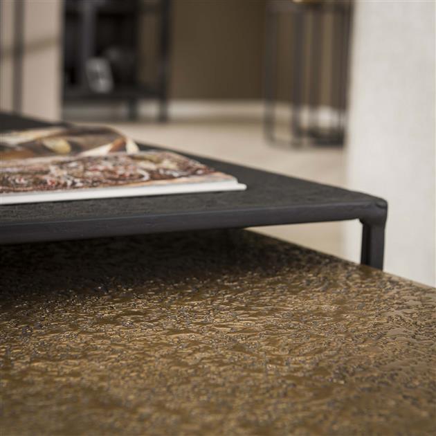 Modera - Salontafel set-2 rechthoek iron metallic - Grijs