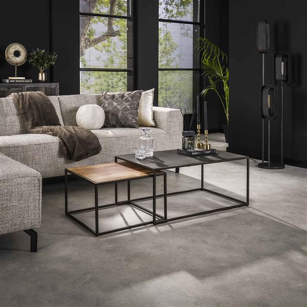 Modera - Salontafel set-2 slate mix - Leisteen