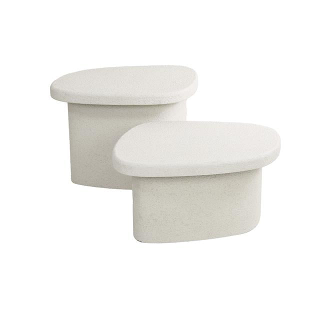 Modera - Salontafel set-2 stone organic - Marmer composiet