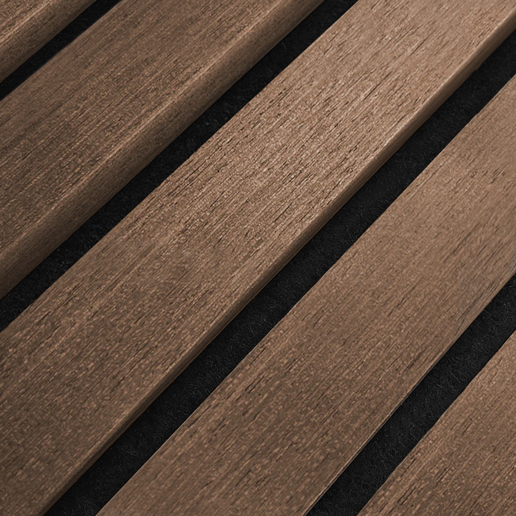 AkuPanel Gerookt Eiken-Hout | 270cm x 60cm | 3-zijdig écht houtfineer