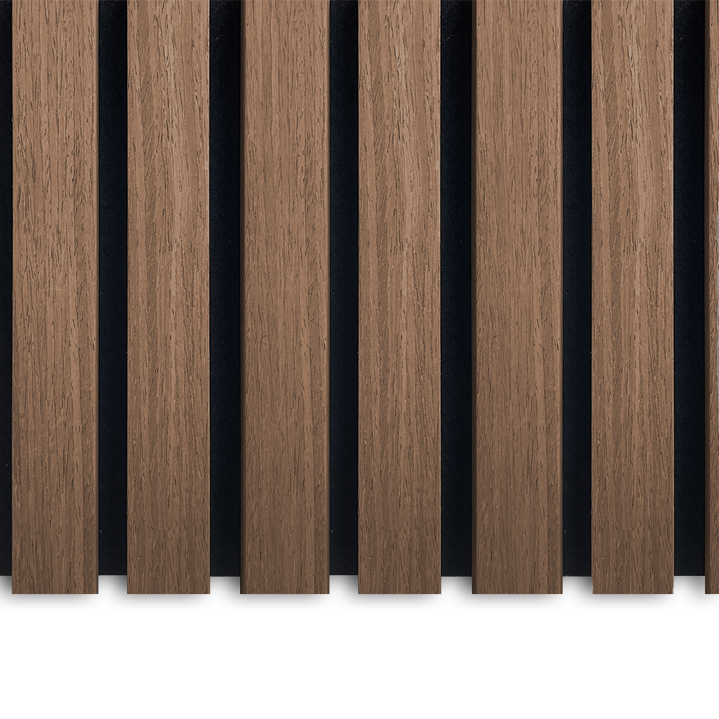 AkuPanel Gerookt Eiken-Hout | 270cm x 60cm | 3-zijdig écht houtfineer