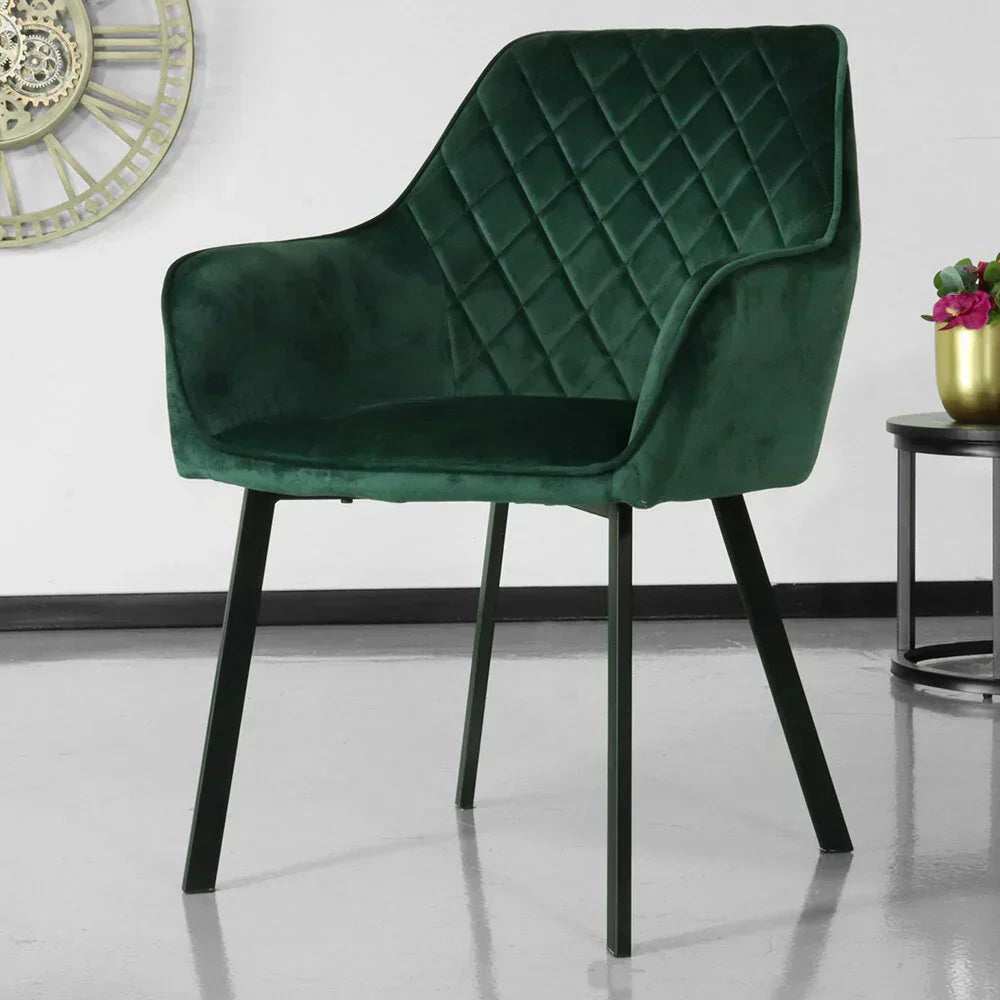 Velvet eetkamerstoel