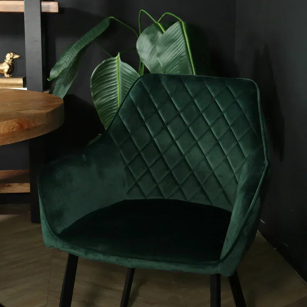 Velvet eetkamerstoel