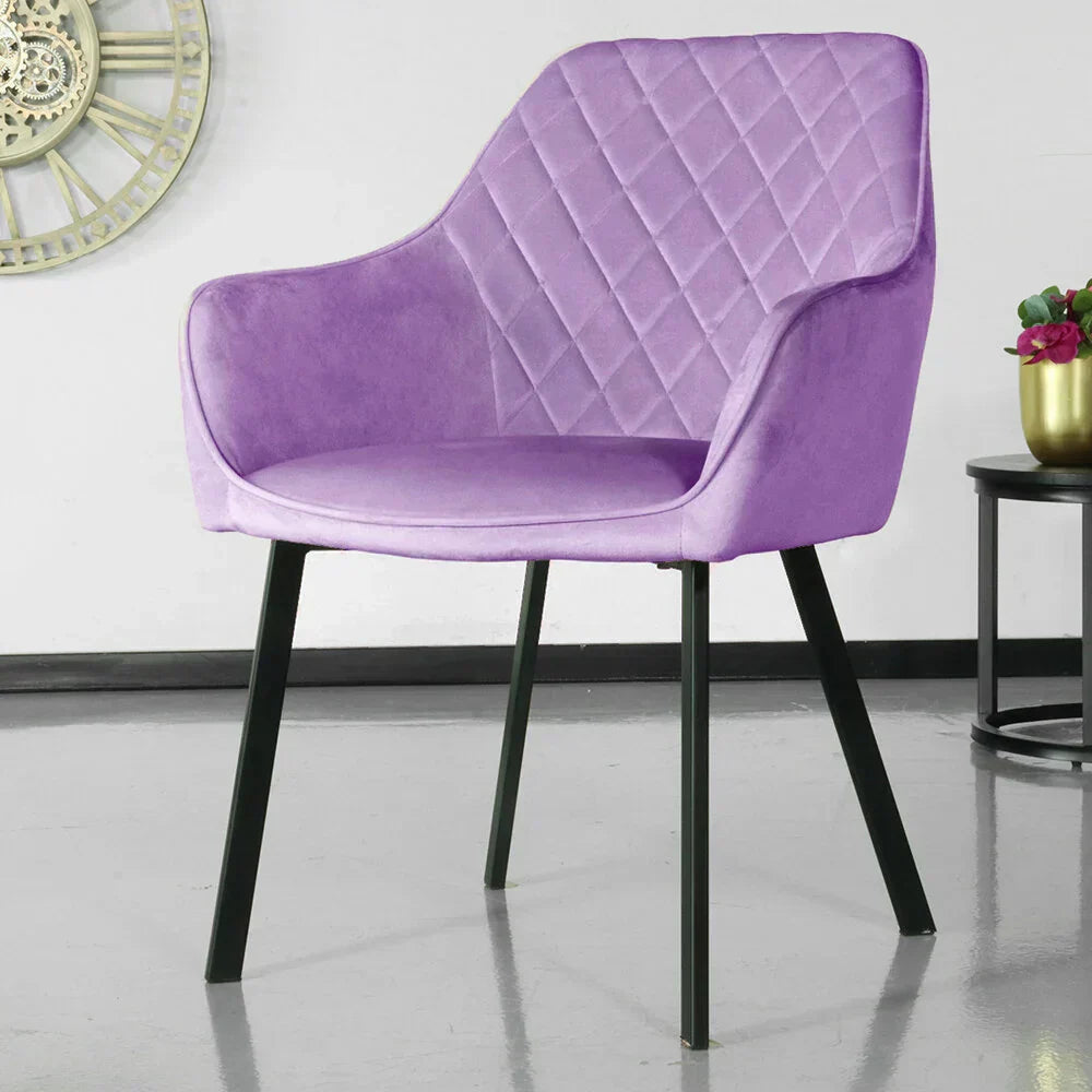Velvet eetkamerstoel