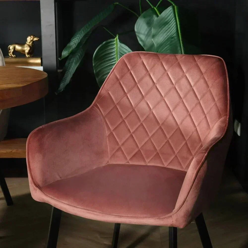 Velvet eetkamerstoel