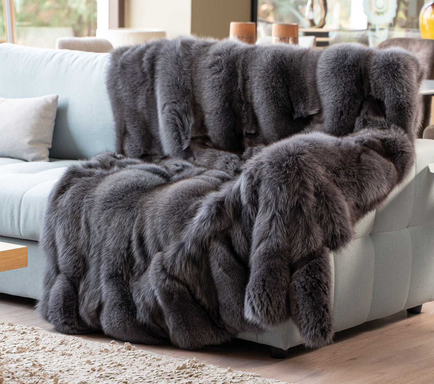 Luxe Deken Grijs