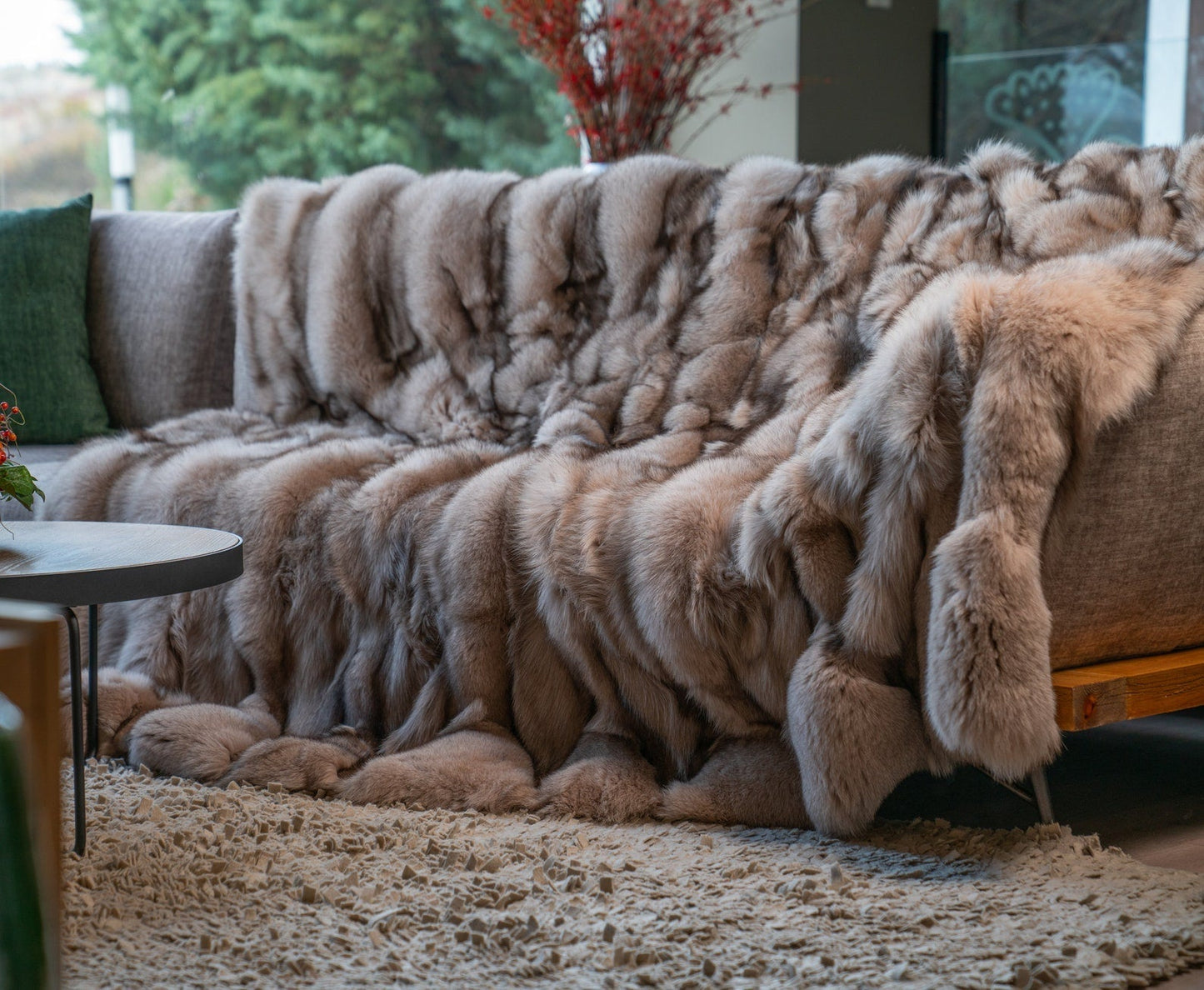 Luxe Deken Beige