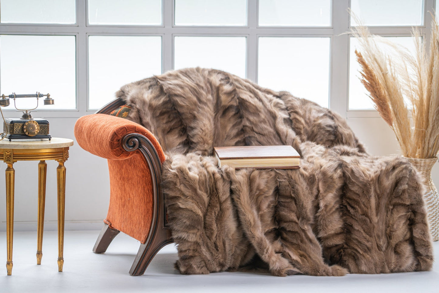 Luxe Deken Kastanjebruin