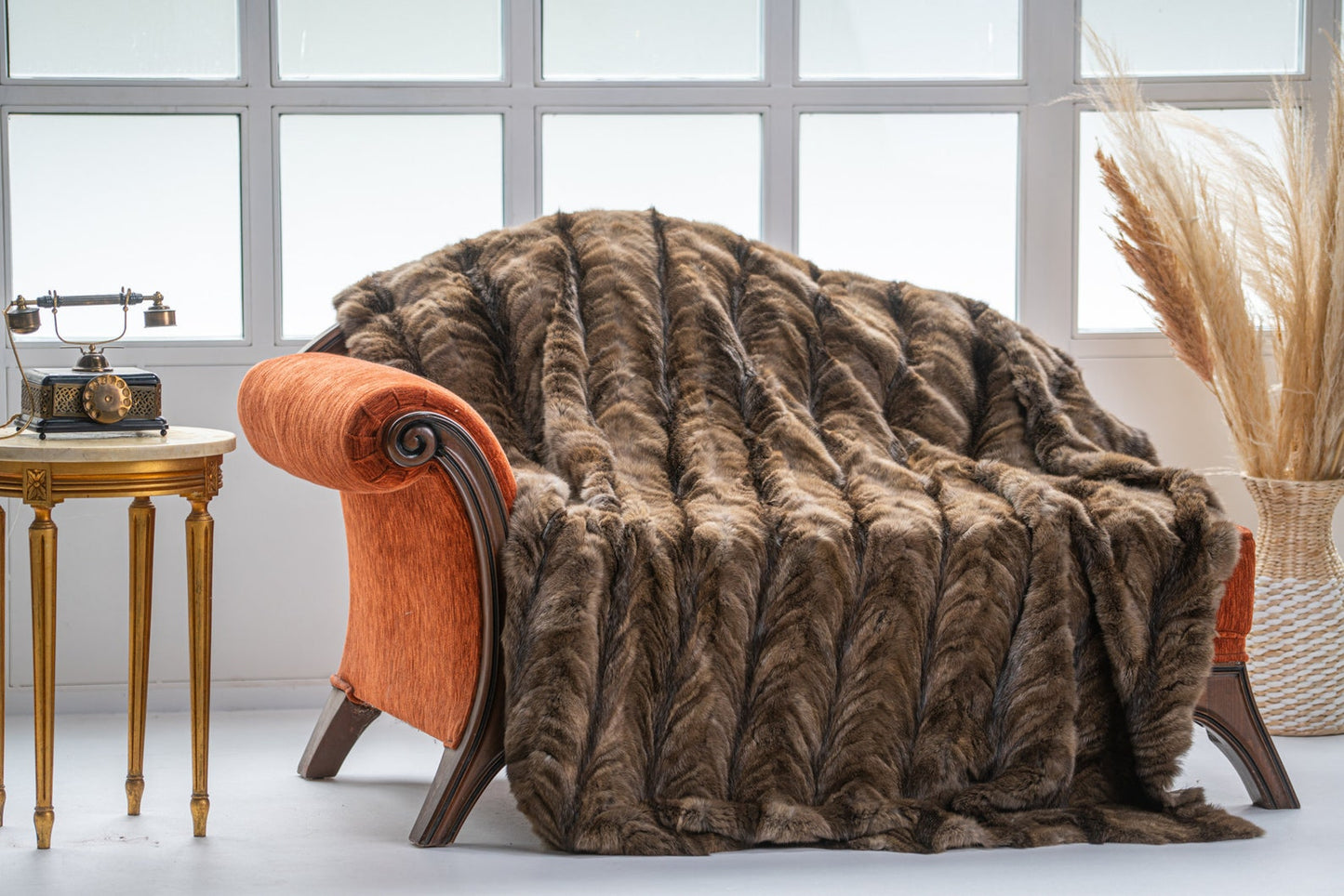 Luxe Deken Bruin