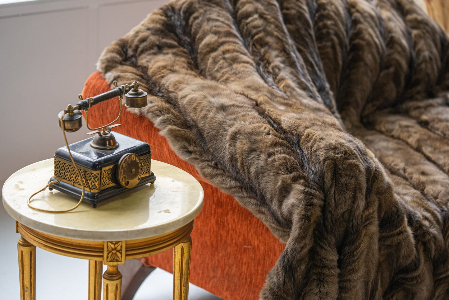 Luxe Deken Bruin