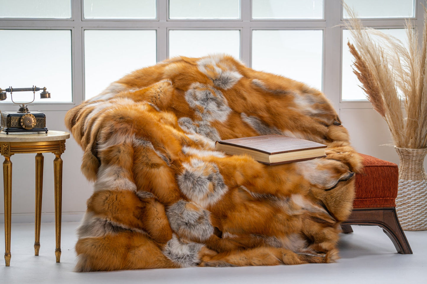 Luxe Deken Oranje