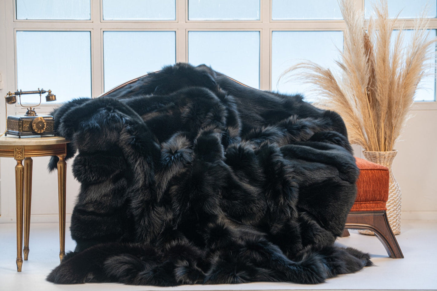 Luxe Deken Zwart
