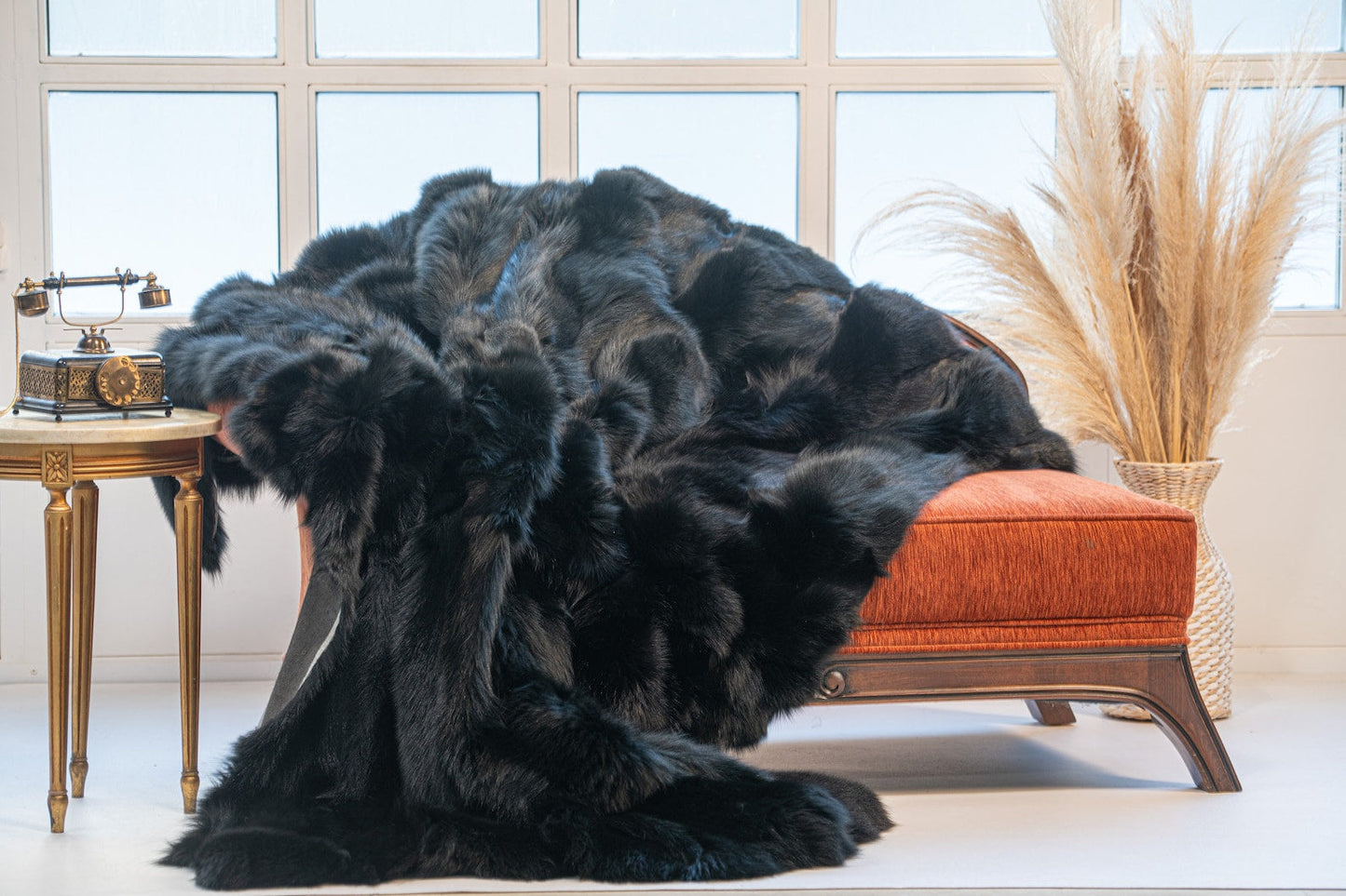 Luxe Deken Zwart