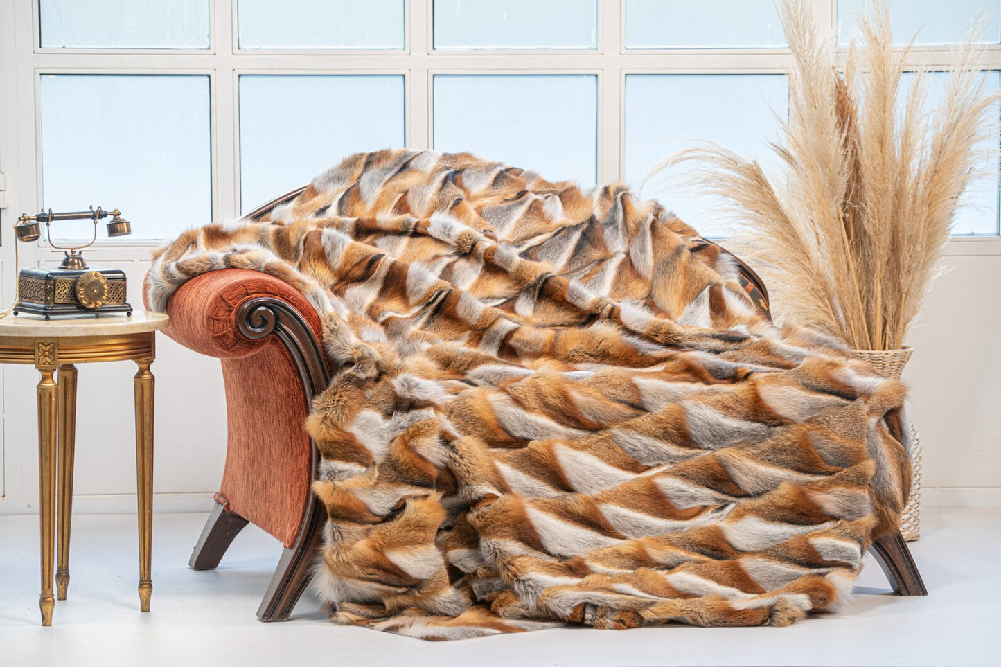 Luxe Deken Caramel