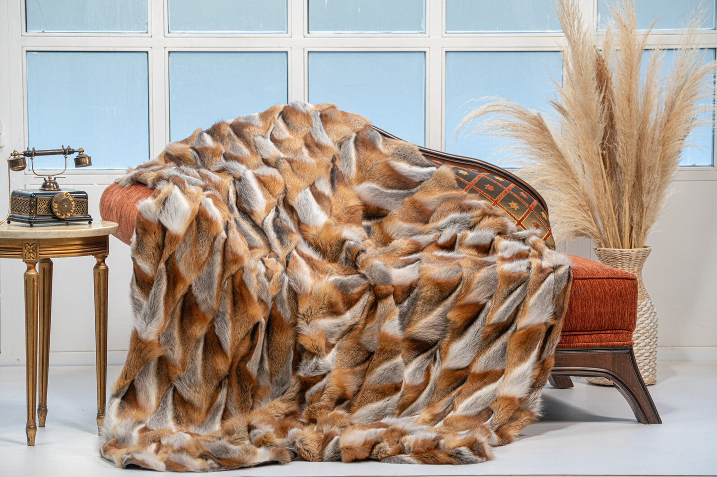 Luxe Deken Caramel